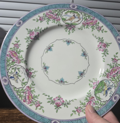 Antico piatto minton - piatto,