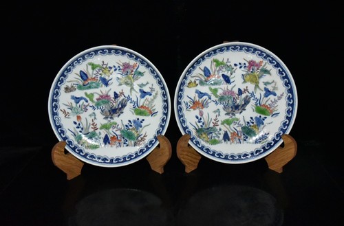 Coppia piatti old retro - piatti,