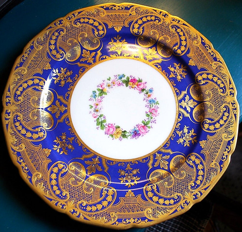 Antico piatto blu guerin - antico,