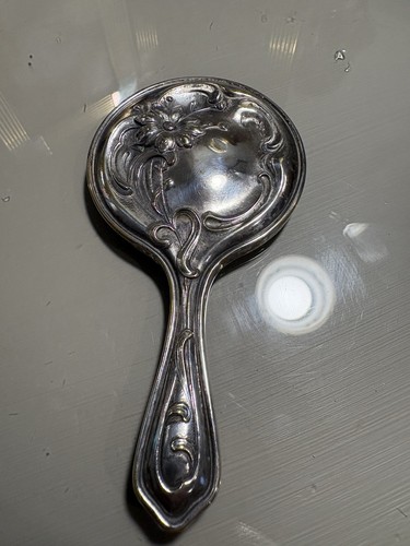 Specchio antico piccolo - , piatto