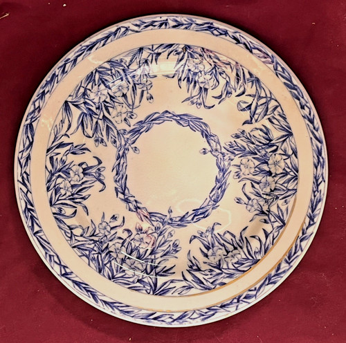 Antico piatto tè - piatto, tÈ/laterale