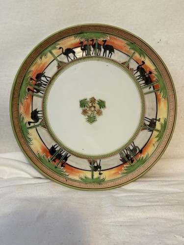Antico piatto nippon - nippon, dipinto
