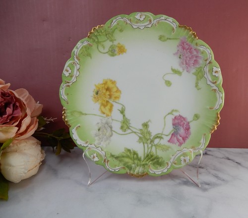 Antico piatto floreale v - piatto,