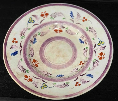 Antico piatto - antico, rosa