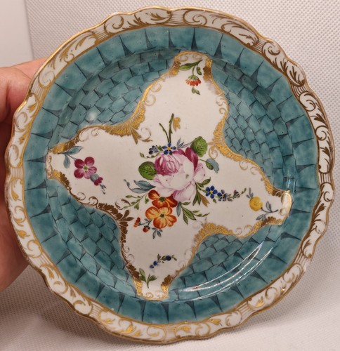 Meissen piatto antico fiori - meissen,