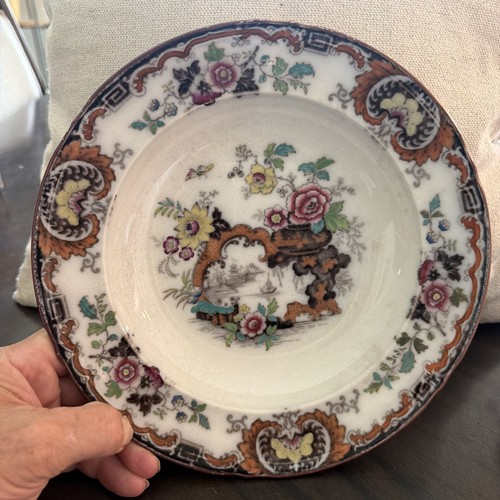Antico piatto chinoiserie - , in