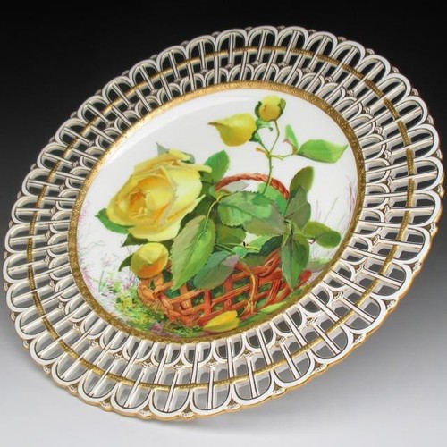 Minton 1882 antico piatto oro
