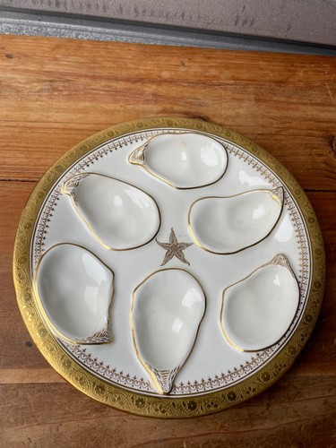Antico piatto ostriche