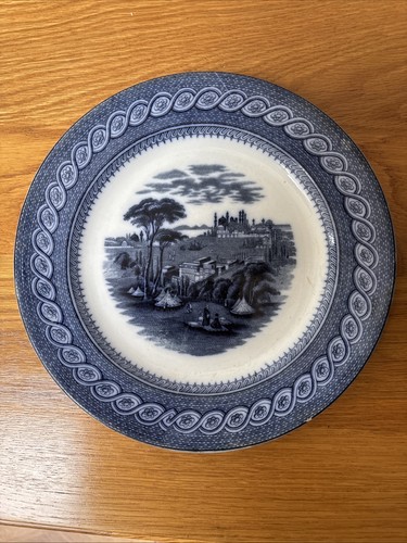 Antique cauldon england blue - antique,