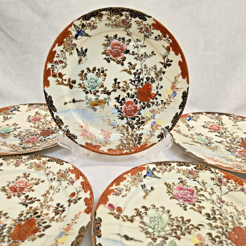 Japanese kutani antique - kutani,