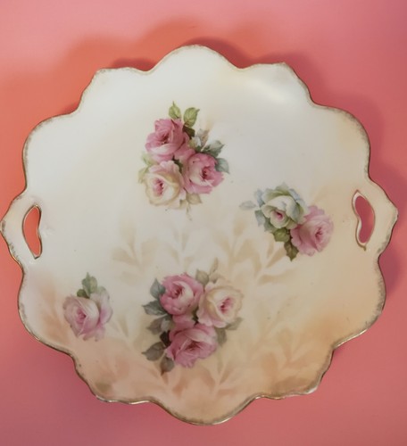 Antique vtg cake plate - vtg,