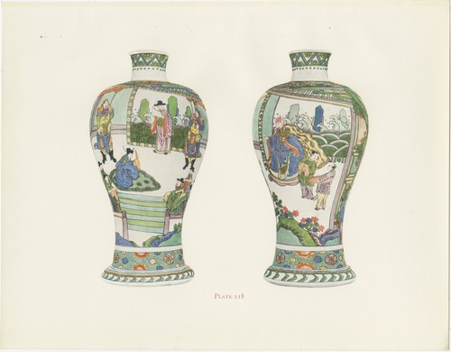 Antique color plate two - color, of